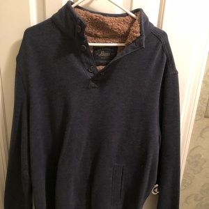 Bass quarter sweater pull over with some fur